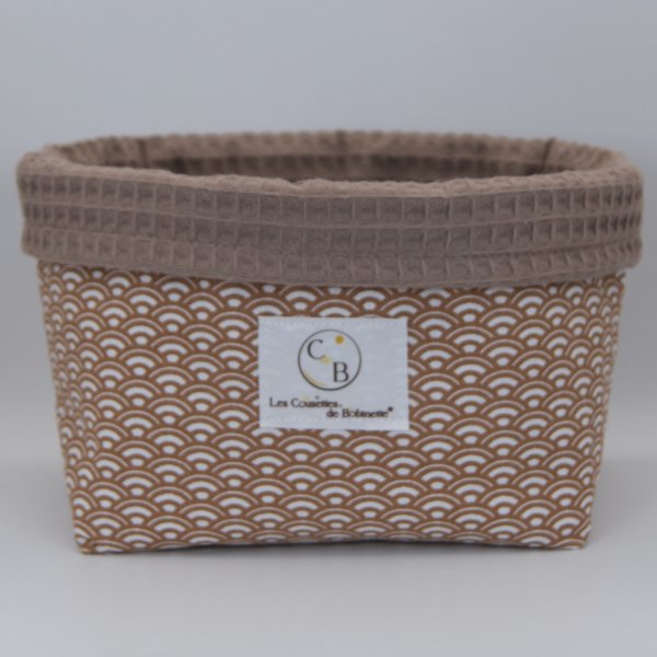 Grand panier Cappuccino Saijo C de B Les cousettes de Bobinette