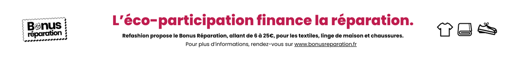L'éco-participation finance la réparation. 